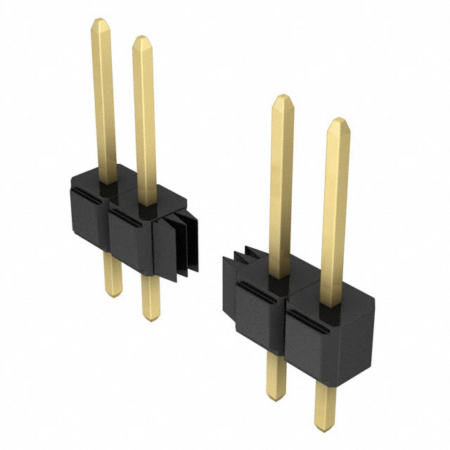 CONN HEADER VERT 2POS 2.54MM