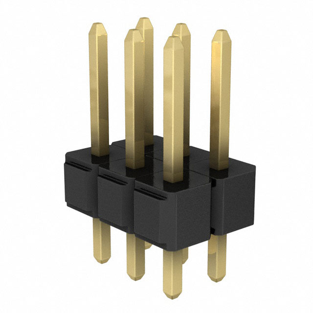 CONN HEADER VERT 6POS 2.54MM