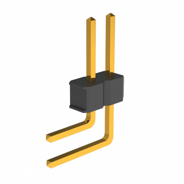 CONN HEADER R/A 2POS