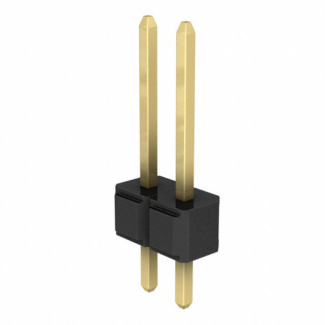 CONN HEADER VERT 2POS 2.54MM