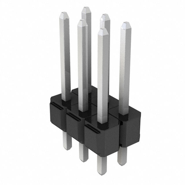CONN HEADER VERT 6POS 2.54MM