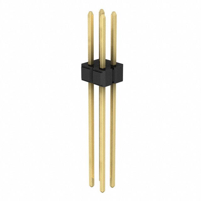 CONN HEADER VERT 4POS 2.54MM