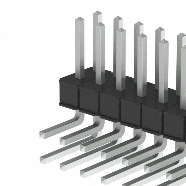 CONN HEADER R/A 14POS 2.54MM