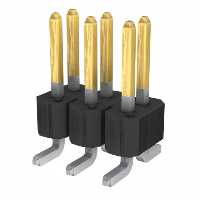 CONN HEADER SMD 6POS 2.54MM