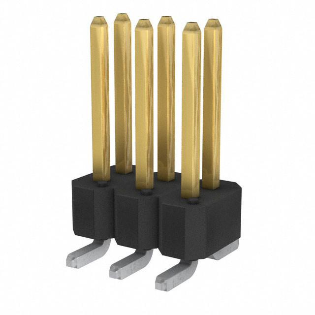 CONN HEADER SMD 6POS 2.54MM