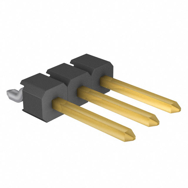 CONN HEADER SMD R/A 3POS 2.54MM