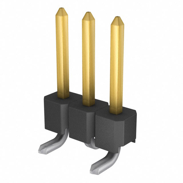 CONN HEADER SMD 3POS 2.54MM