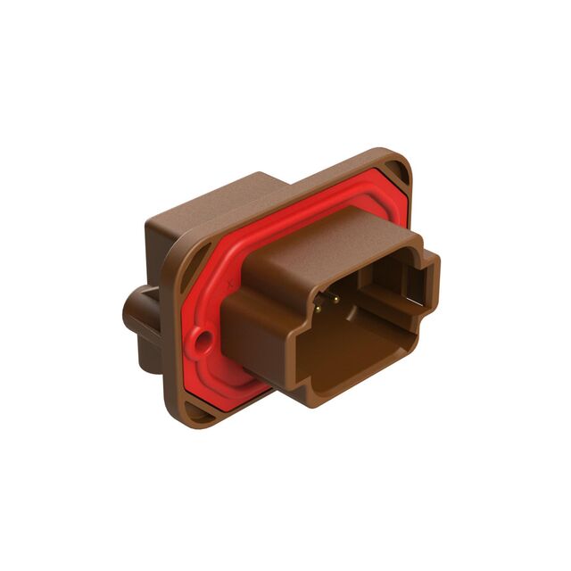8 POSITION 90 FLANGE MOUNT PCB R