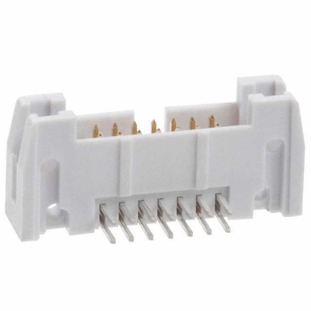 CONN HEADER R/A 14POS 2.54MM