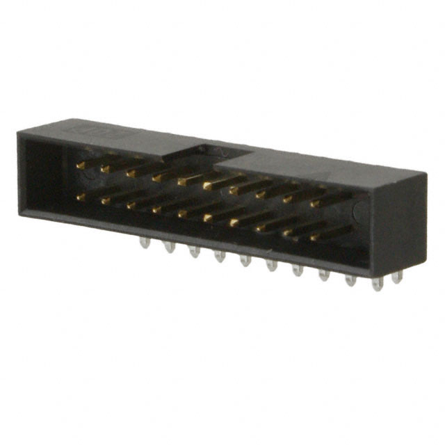 CONN HEADER R/A 20POS 2MM