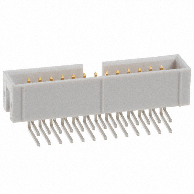 CONN HEADER R/A 26POS 2.54MM
