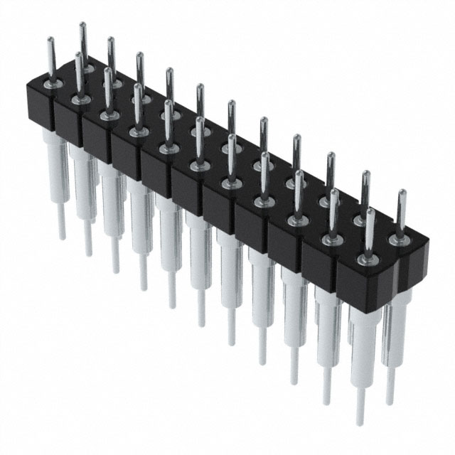 CONN HEADER VERT 22POS 2.54MM