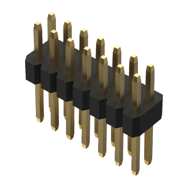 14W, 1.0MM PITCH PIN HDR, DIL, T