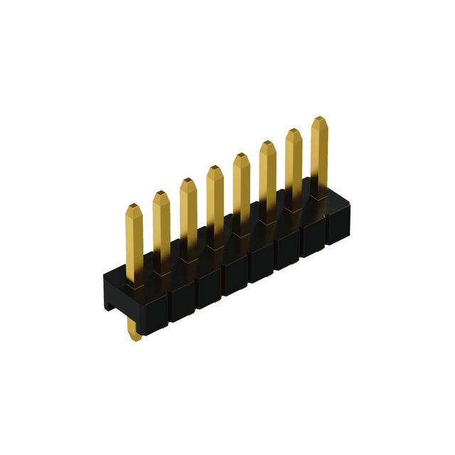 02W, 1.27MM PITCH PIN HDR, SIL,