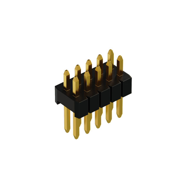 6W, 1.27MM PITCH PIN HDR, DIL, T