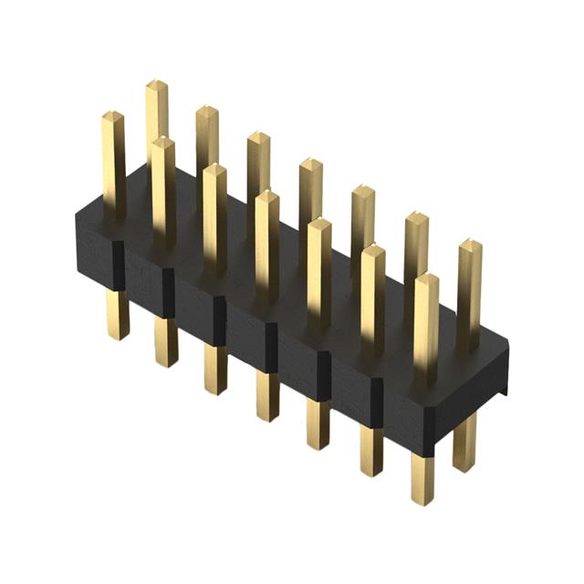 14POS, 2MM PITCH PIN HDR, DIL, T