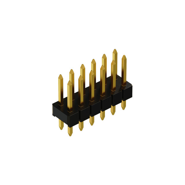 4W, 2.54MM PITCH PIN HDR, DIL, T