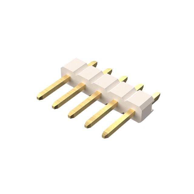 CONN HEADER SMD R/A 5POS 2.54MM