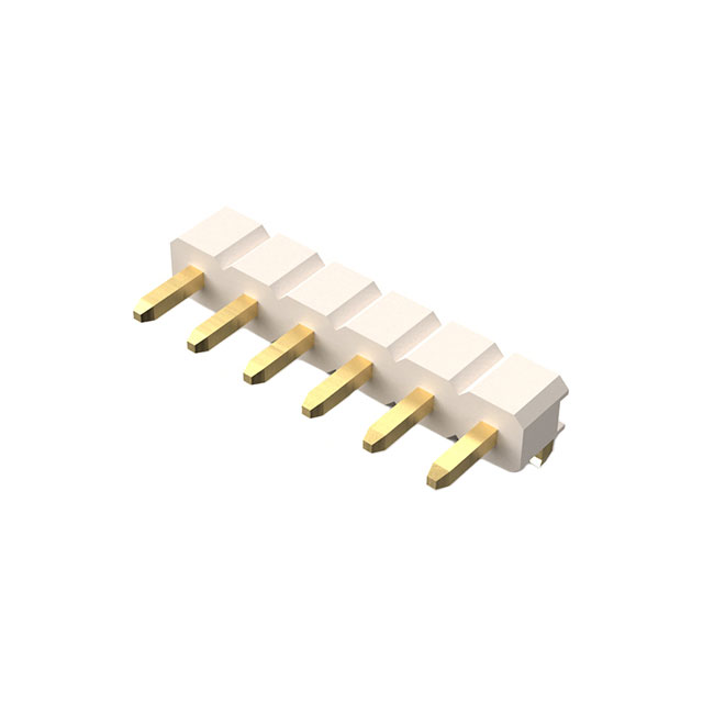 CONN HEADER R/A 6POS 2.54MM