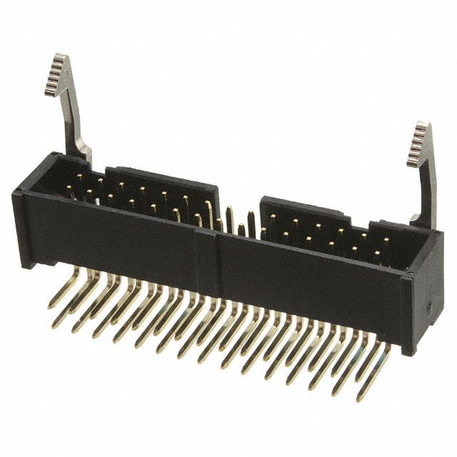 CONN HEADER R/A 30POS 2.54MM