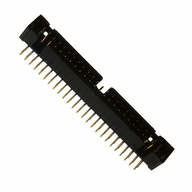 CONN HEADER R/A 50POS 2.54MM