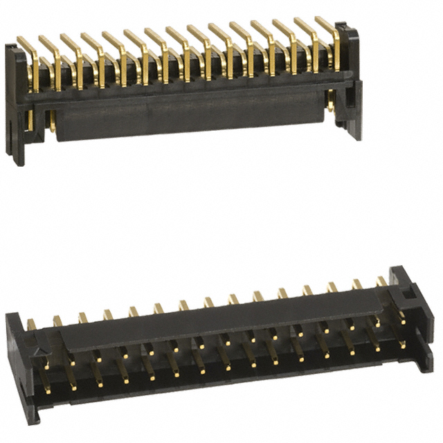 CONN HEADER R/A 30POS 2MM