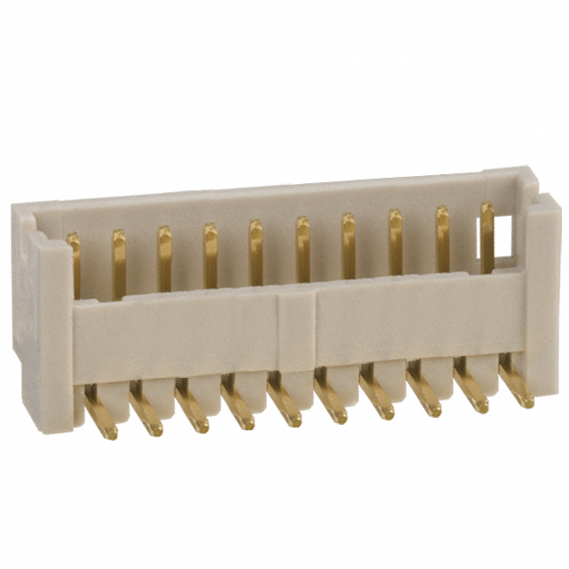 CONN HEADER R/A 10POS 1.25MM