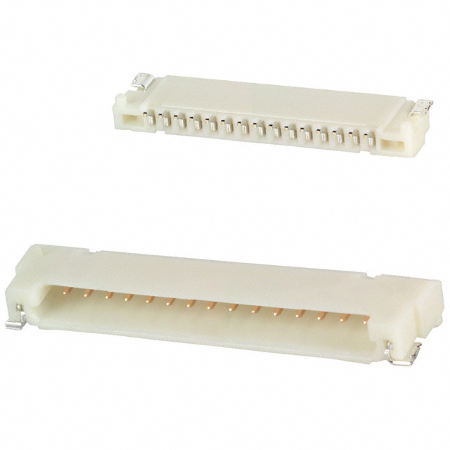 CONN HEADER SMD R/A 15POS 1.25MM
