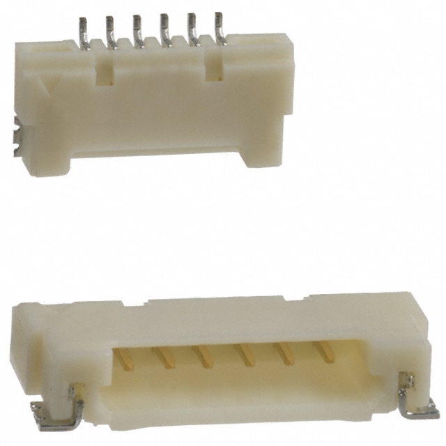 CONN HEADER SMD R/A 6POS 1.25MM