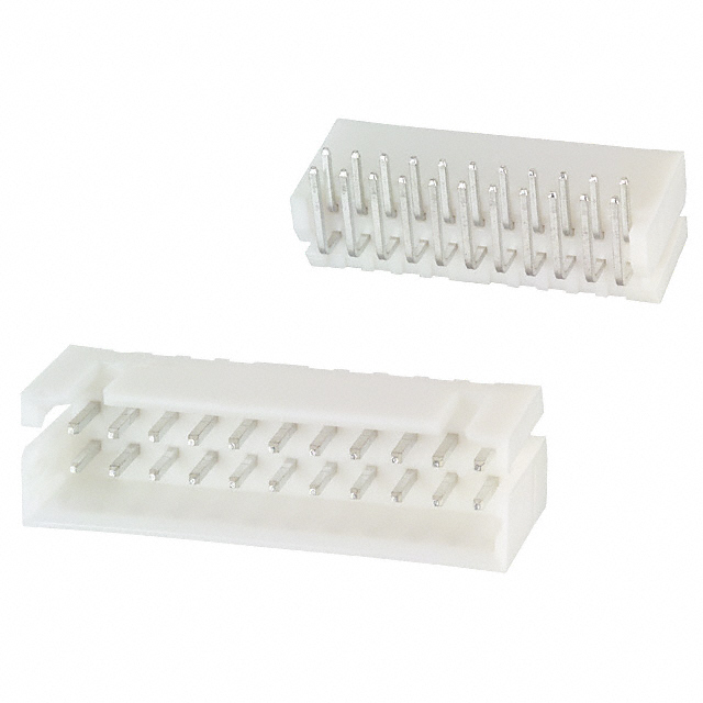 CONN HEADER R/A 22POS 2.5MM