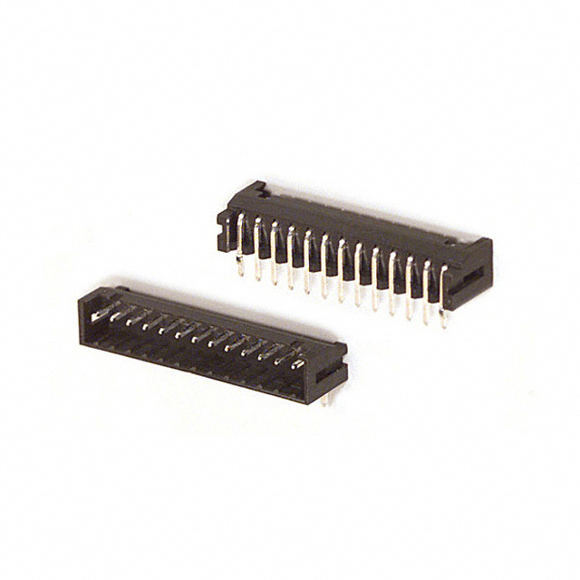 CONN HEADER R/A 13POS 2MM