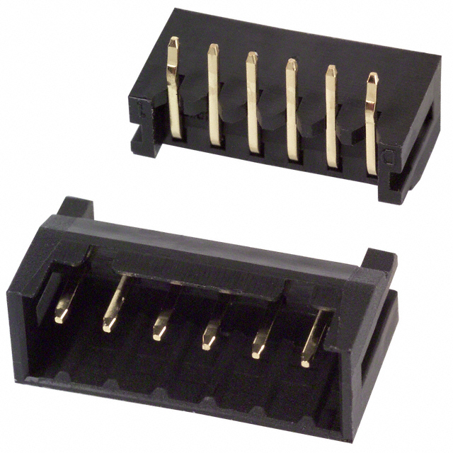 CONN HEADER R/A 6POS 2MM