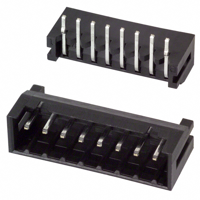 CONN HEADER R/A 8POS 2MM