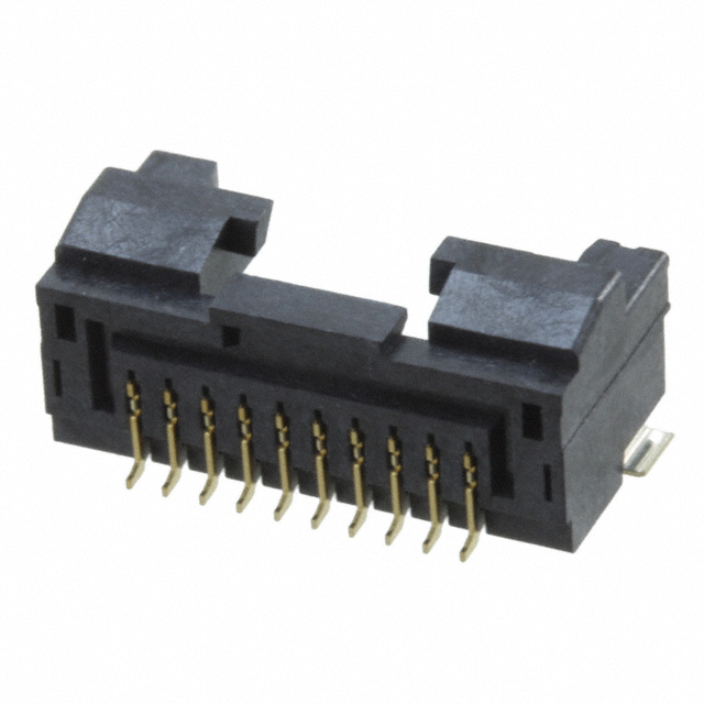 CONN HEADER SMD R/A 10POS 1MM