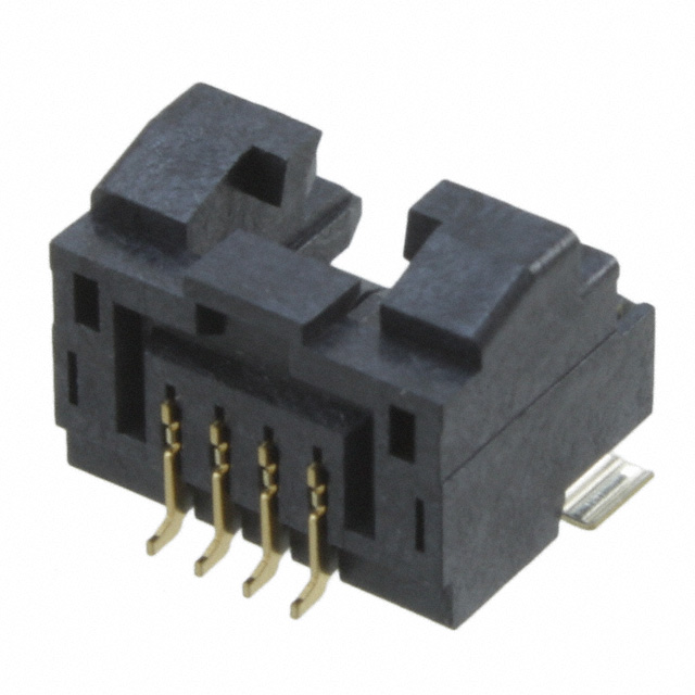 CONN HEADER SMD R/A 4POS 1MM