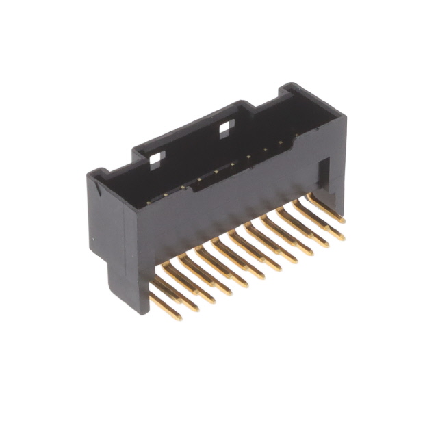 CONN HDR 2MM DUAL GLD R/A 22POS