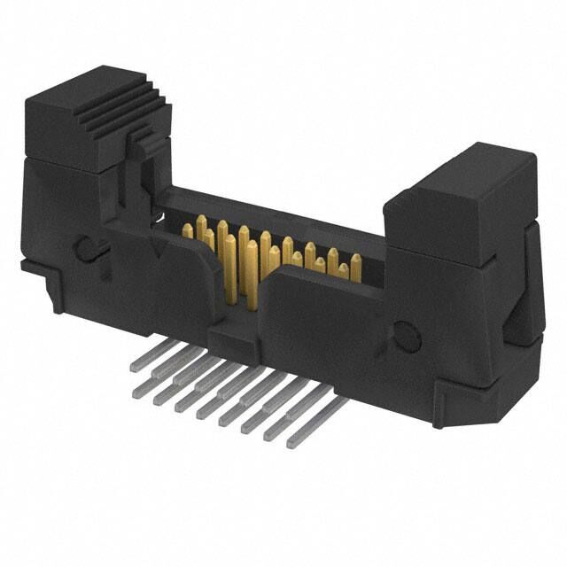 CONN HEADER R/A 16POS 1.27MM