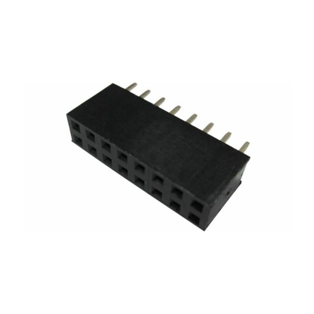 CONN HDR 16POS 0.1 GOLD PCB