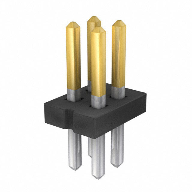 CONN HEADER VERT 4POS 1.27MM