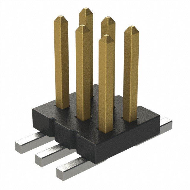 CONN HEADER SMD 6POS 1.27MM