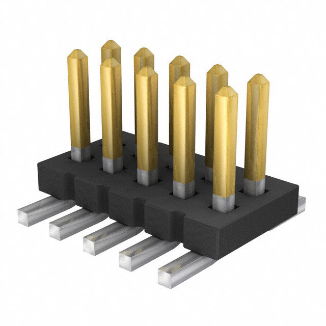 CONN HEADER VERT 20POS 1.27MM