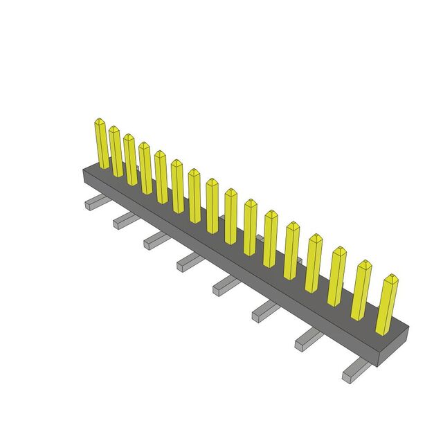 CONN HEADER SMD 16POS 1.27MM