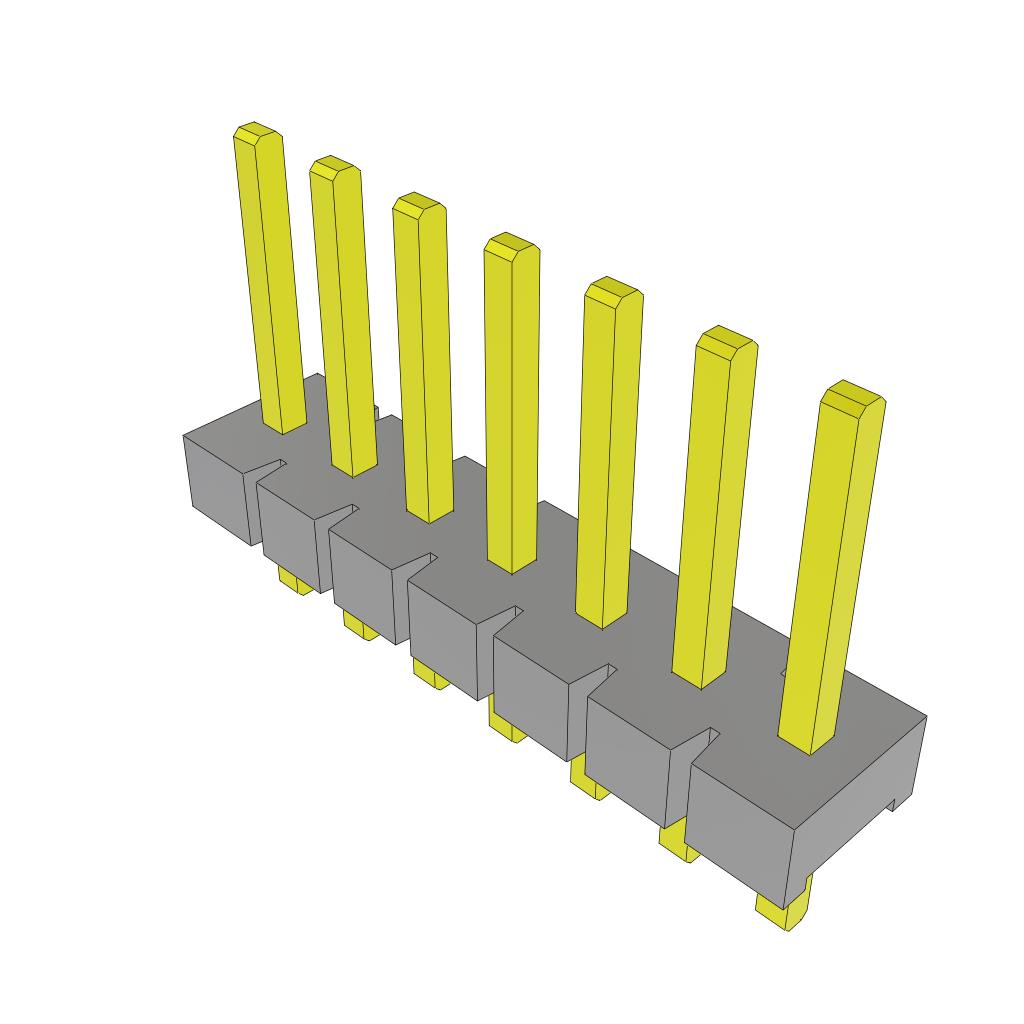 CONN HEADER VERT 7POS 3.96MM