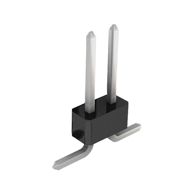 CONN HEADER SMD 2POS 2.54MM