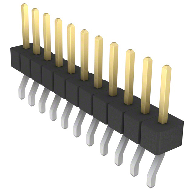 CONN HEADER SMD R/A 11POS 2.54MM