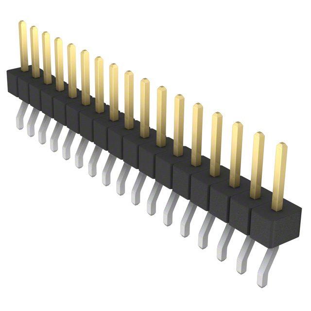 CONN HEADER SMD R/A 17POS 2.54MM