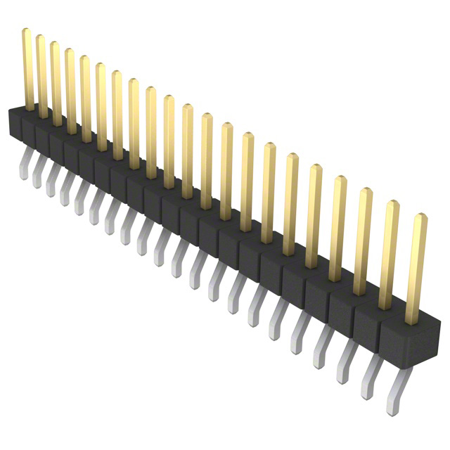 CONN HEADER SMD R/A 21POS 2.54MM