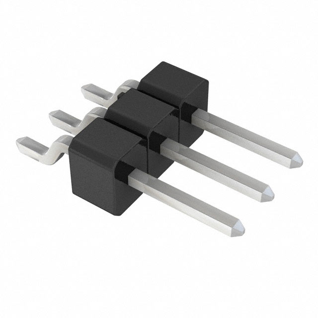 CONN HEADER SMD R/A 3POS 2.54MM
