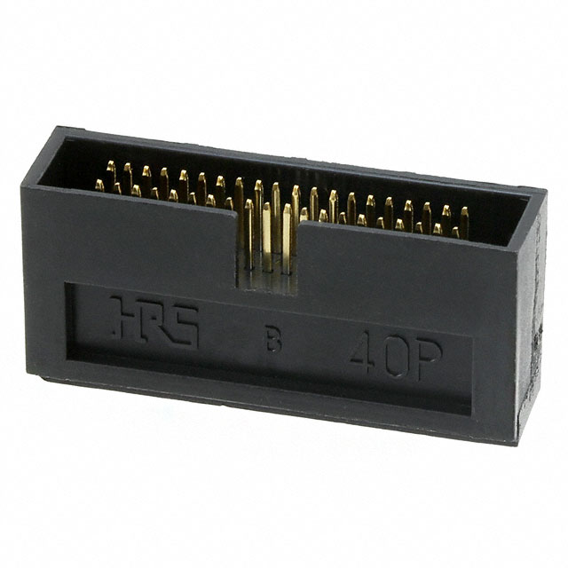 CONN HEADER R/A 40POS 1.27MM