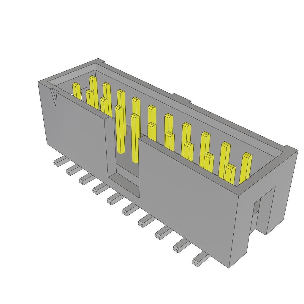 CONN HEADER SMD 20POS 2.54MM